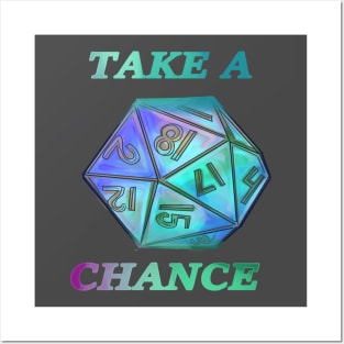 Take a chance Posters and Art